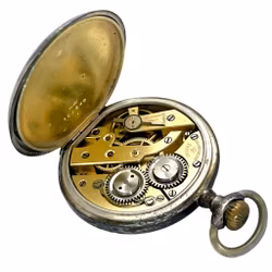 Antik Galonne silver fickur