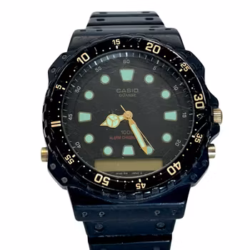 Casio AQ-100W 358, Analogue / Digital – Alarm Chronograph herrarmbandsur