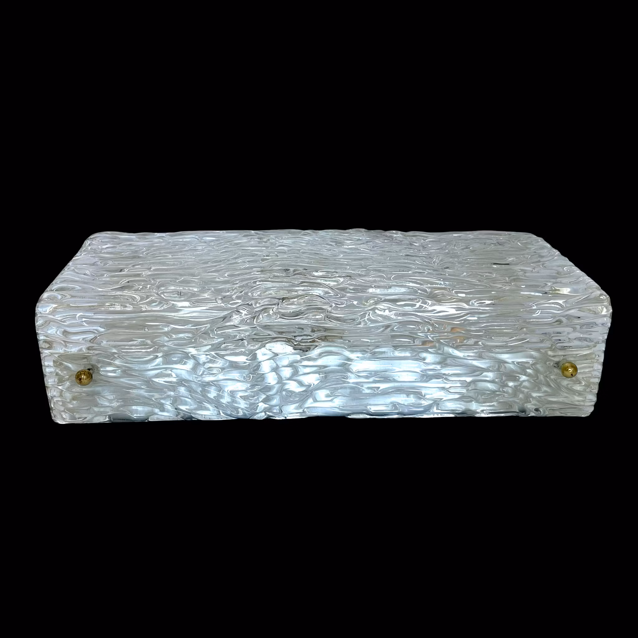 Vägglampa i glas, troligen av J.T. Kalmar, Kalmar Franken KG 1960-tal