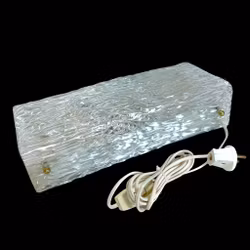 Vägglampa i glas, troligen av J.T. Kalmar, Kalmar Franken KG 1960-tal