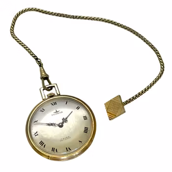 Dugena Anker 17 juveler fickur, Antichoc med kedjan