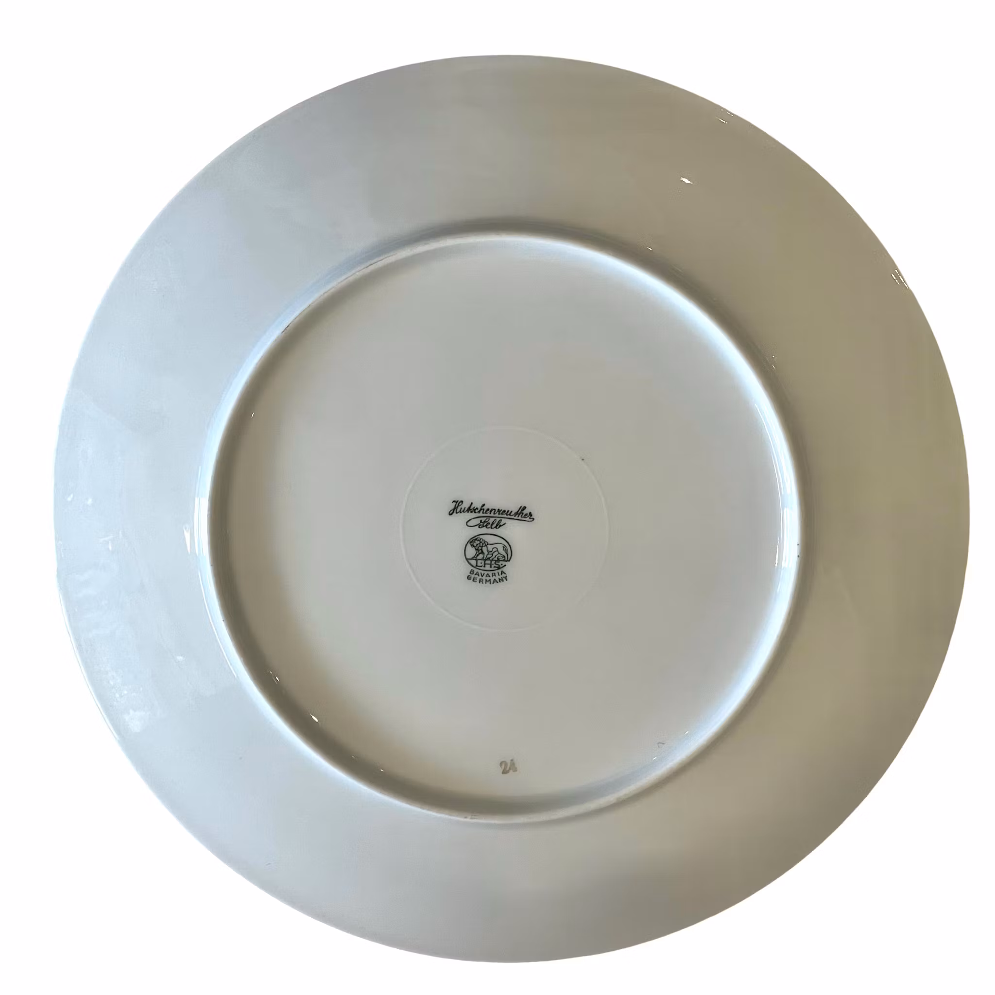 9 pièces, assiettes en porcelaine Hutschenreuther Arzberg Bavière