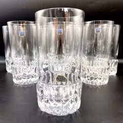 8 stuks, Ann & Göran Wärff, Rurik grogglas van Kosta