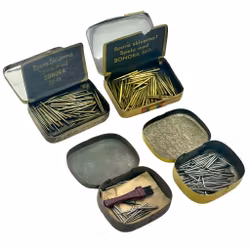 Gramofonnålar i originalförpackning från His Master's Voice & Sonora stift