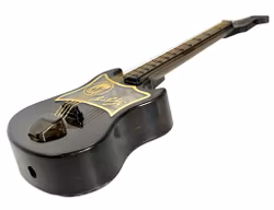 Elvis gitarrformad Musikdosa - snurrar och spelar låten Love Me Tender