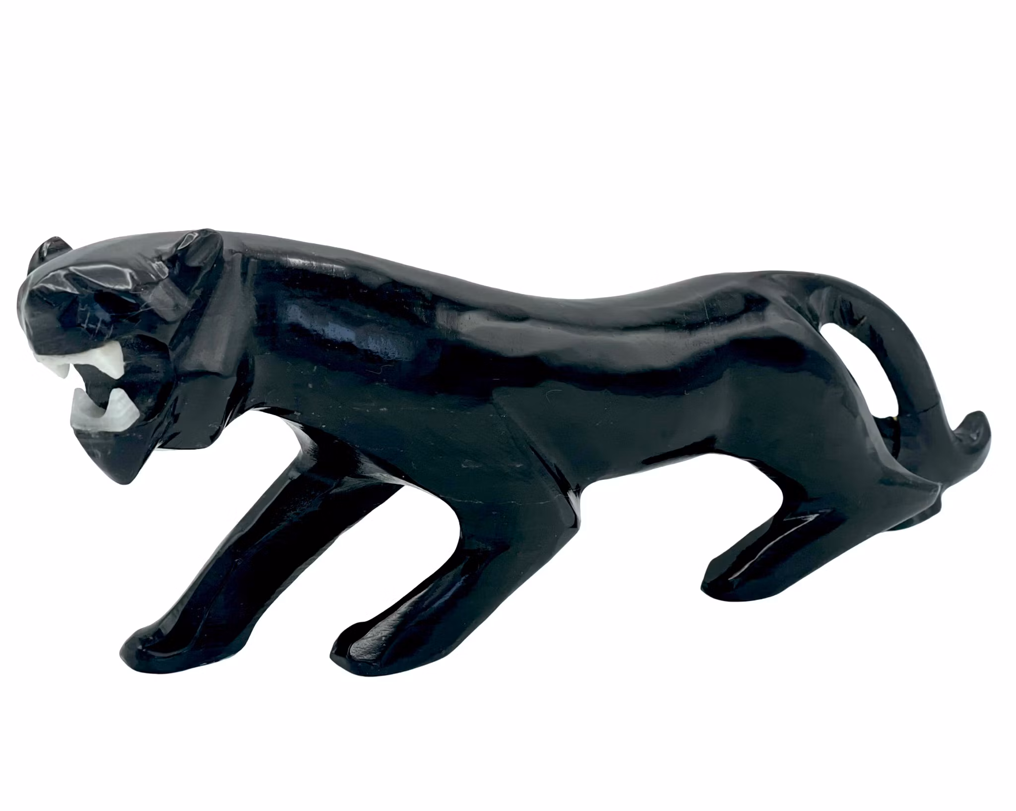 Scultura, Pantera nera scolpita, pietra onice