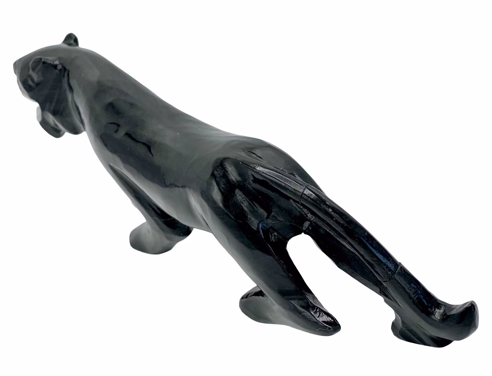 Scultura, Pantera nera scolpita, pietra onice