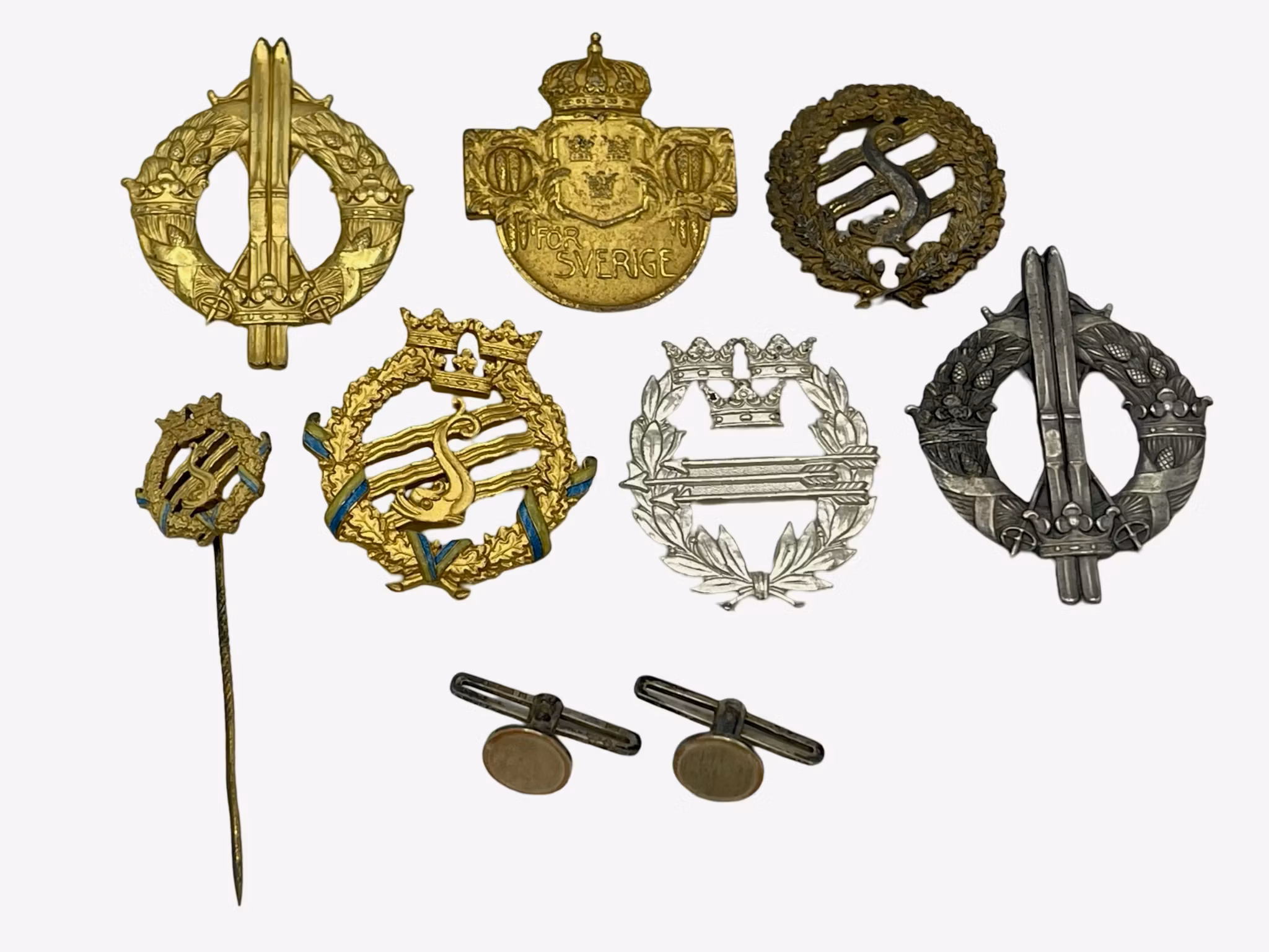 Collection de marques d'argent, estampillées