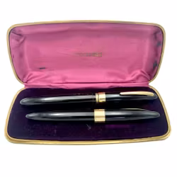 Vintage Sheaffer Lifetime Reservoarpennor set med 14k guldspets