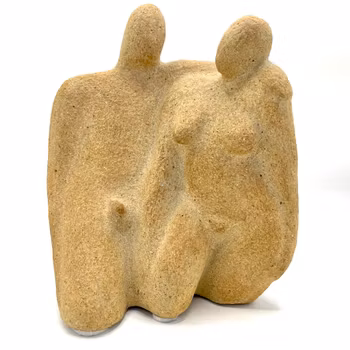 Skulptur, Stengods, signerad