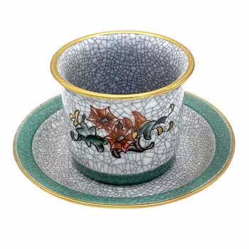 Dahl Jensen Köpenhamn, Crackel kopp och fat