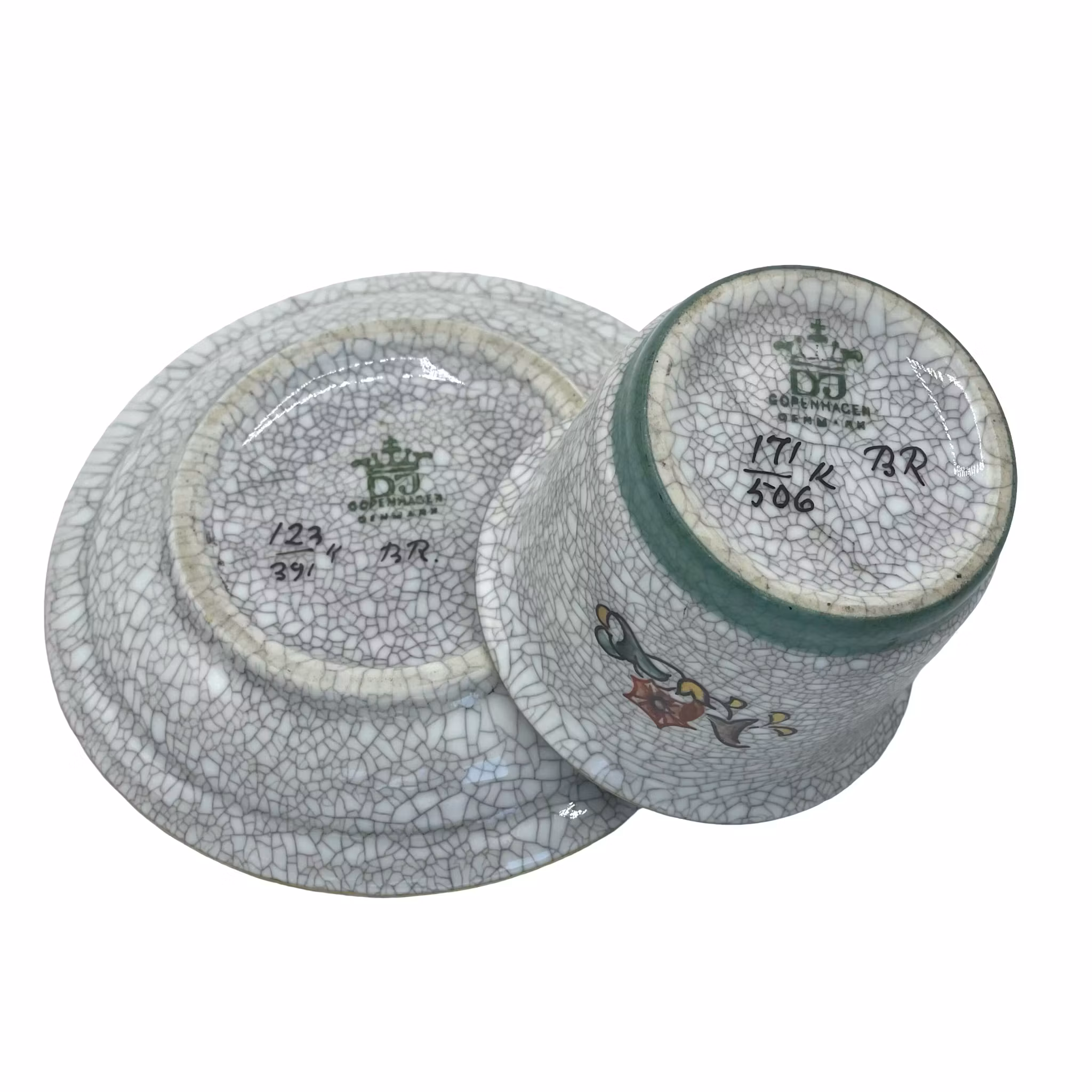 Dahl Jensen Kööpenhamina, Crackel-kuppi ja lautanen