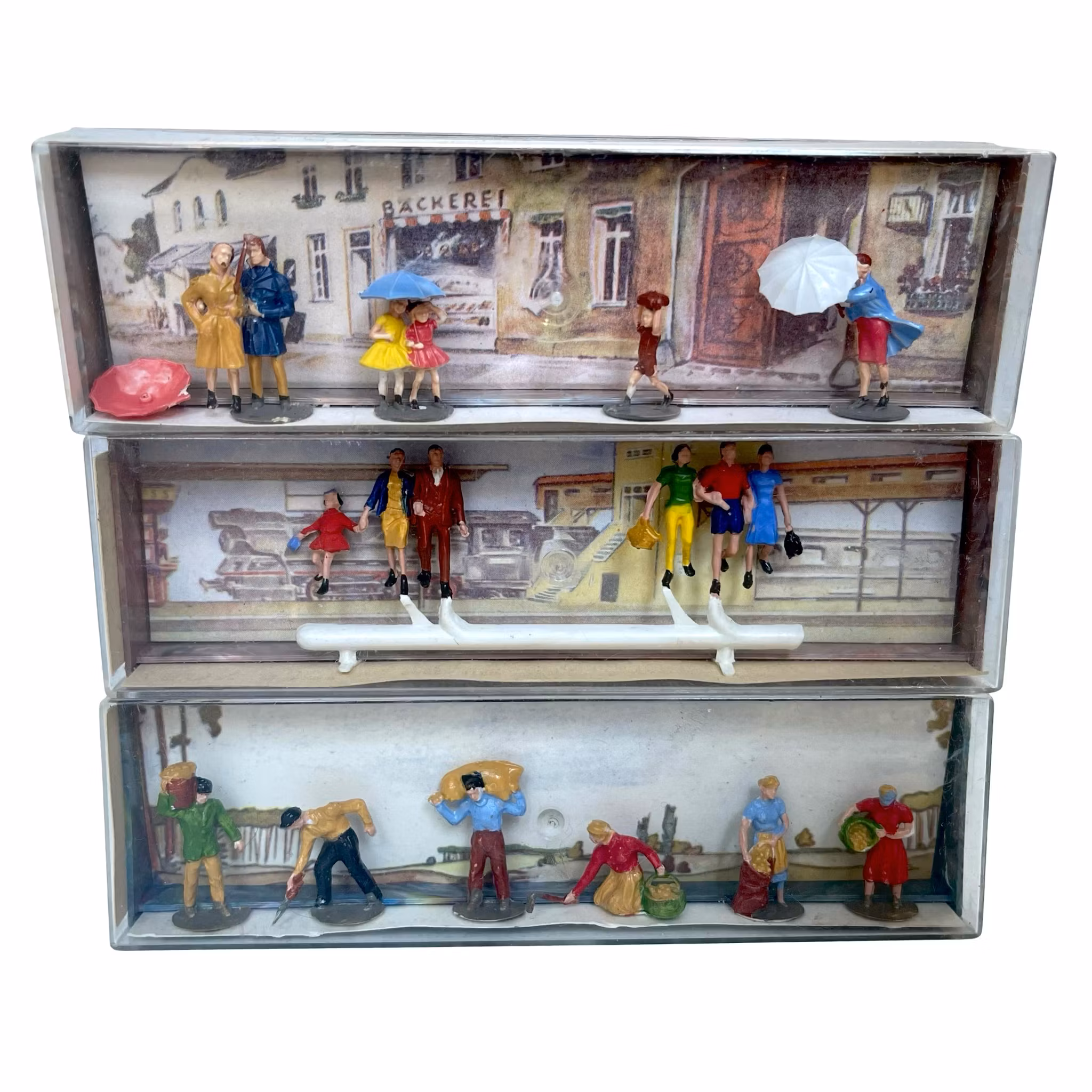 10 stk, Merten miniaturefigurer HO