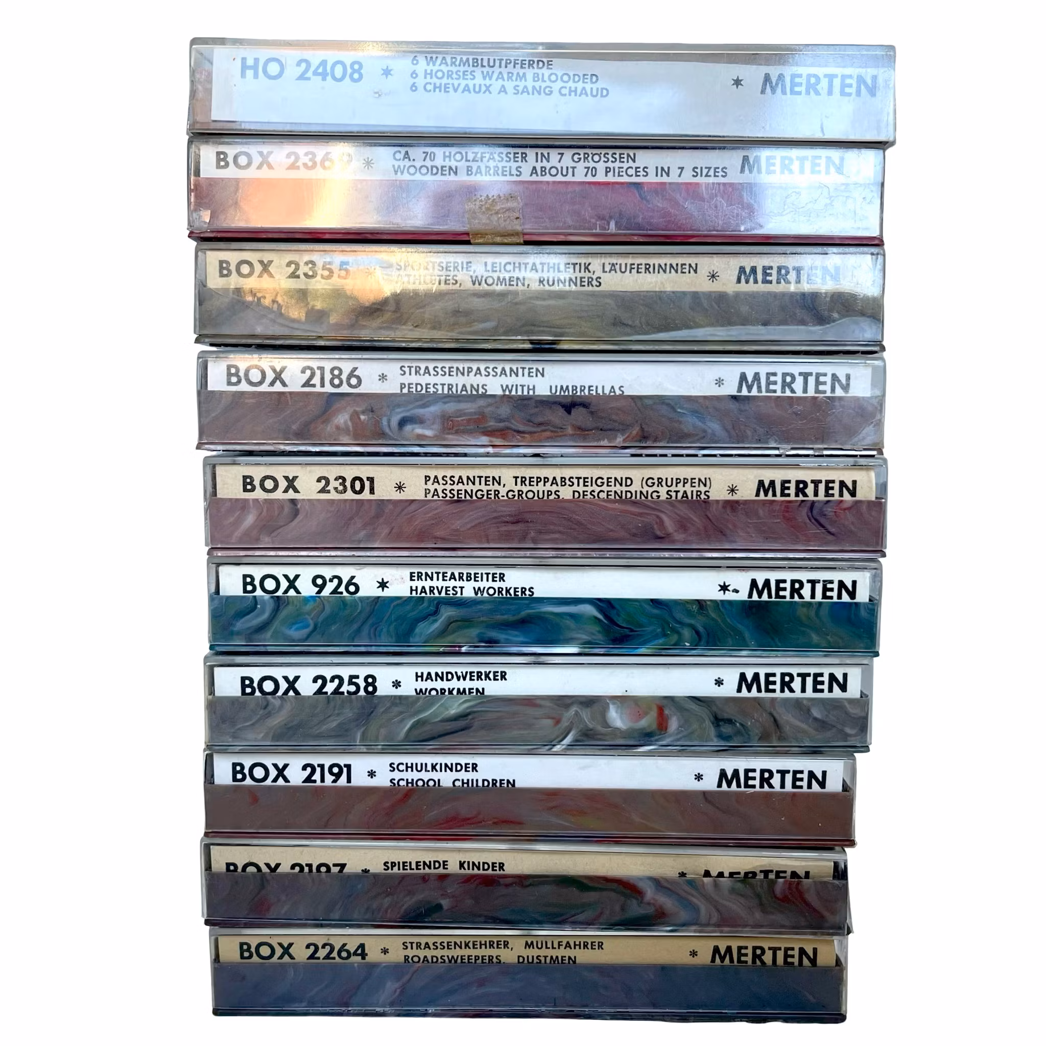 10 stk, Merten miniaturefigurer HO