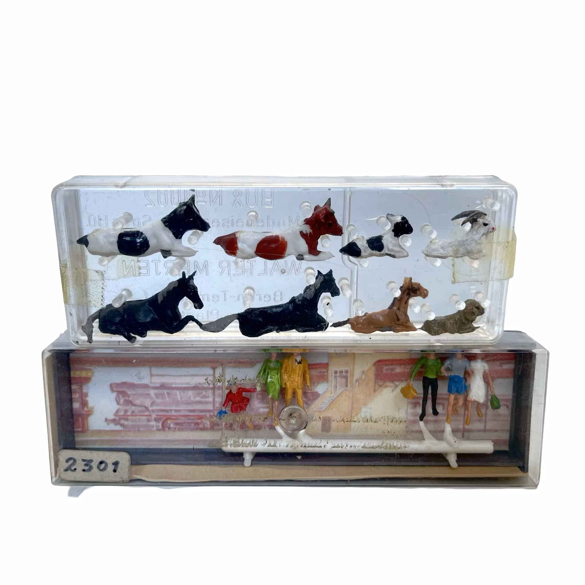 8 pcs, figurines miniatures Merten HO