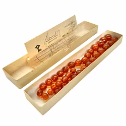 Vintage ketting van natuurlijk barnsteen