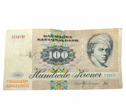 100 Kronor 1972A Danmark