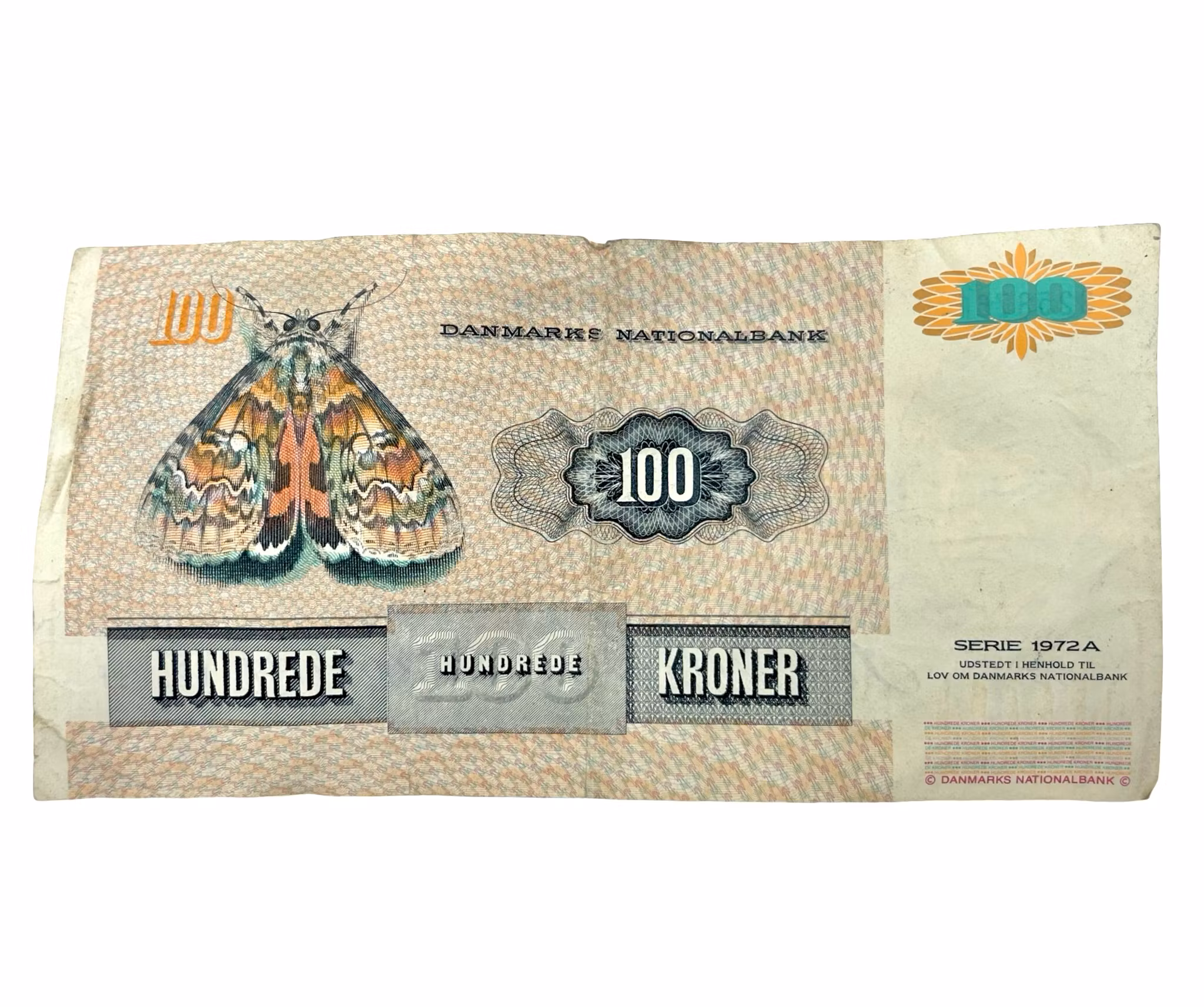 100 Kronor 1972A Danmark