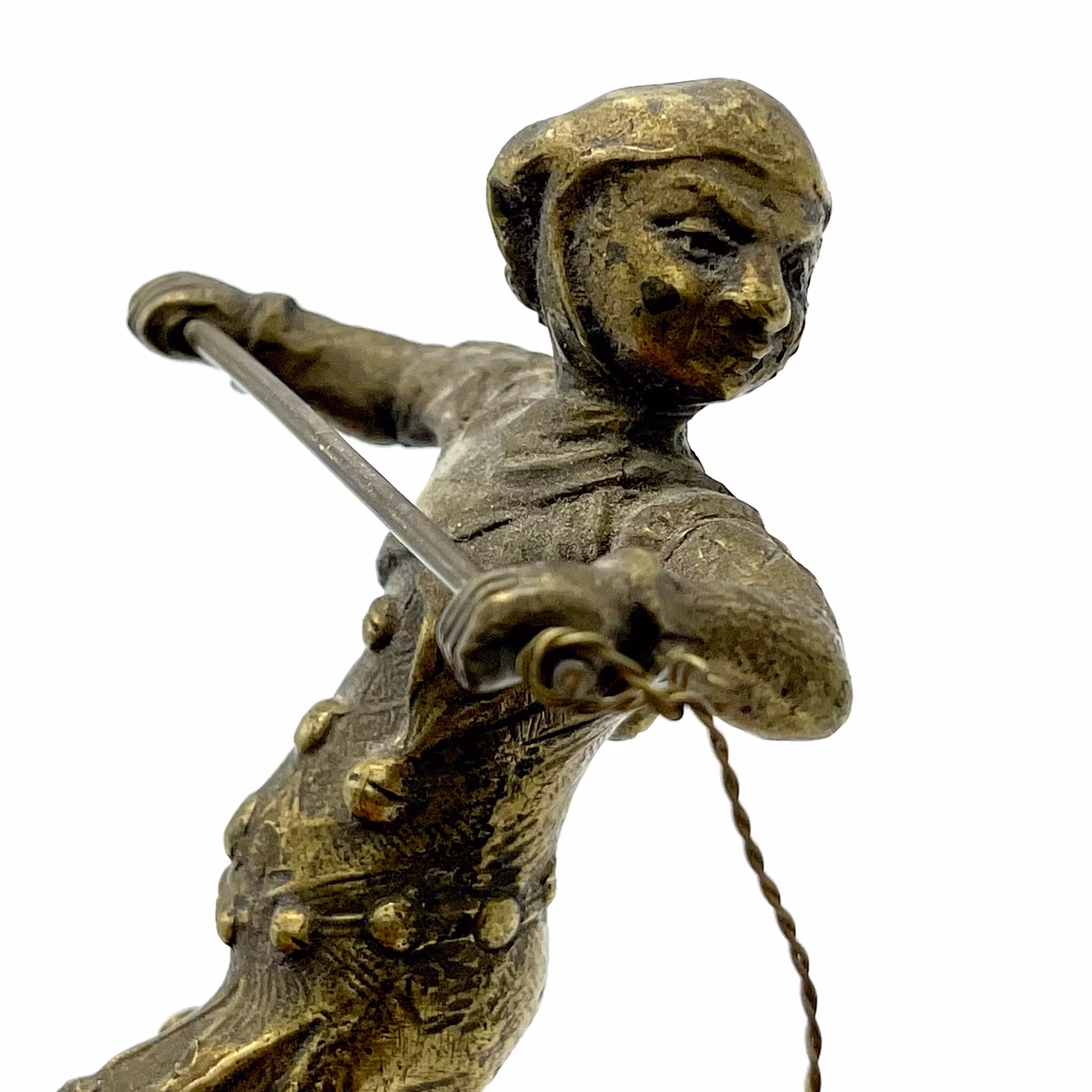 Antik messingstatue, Klovn