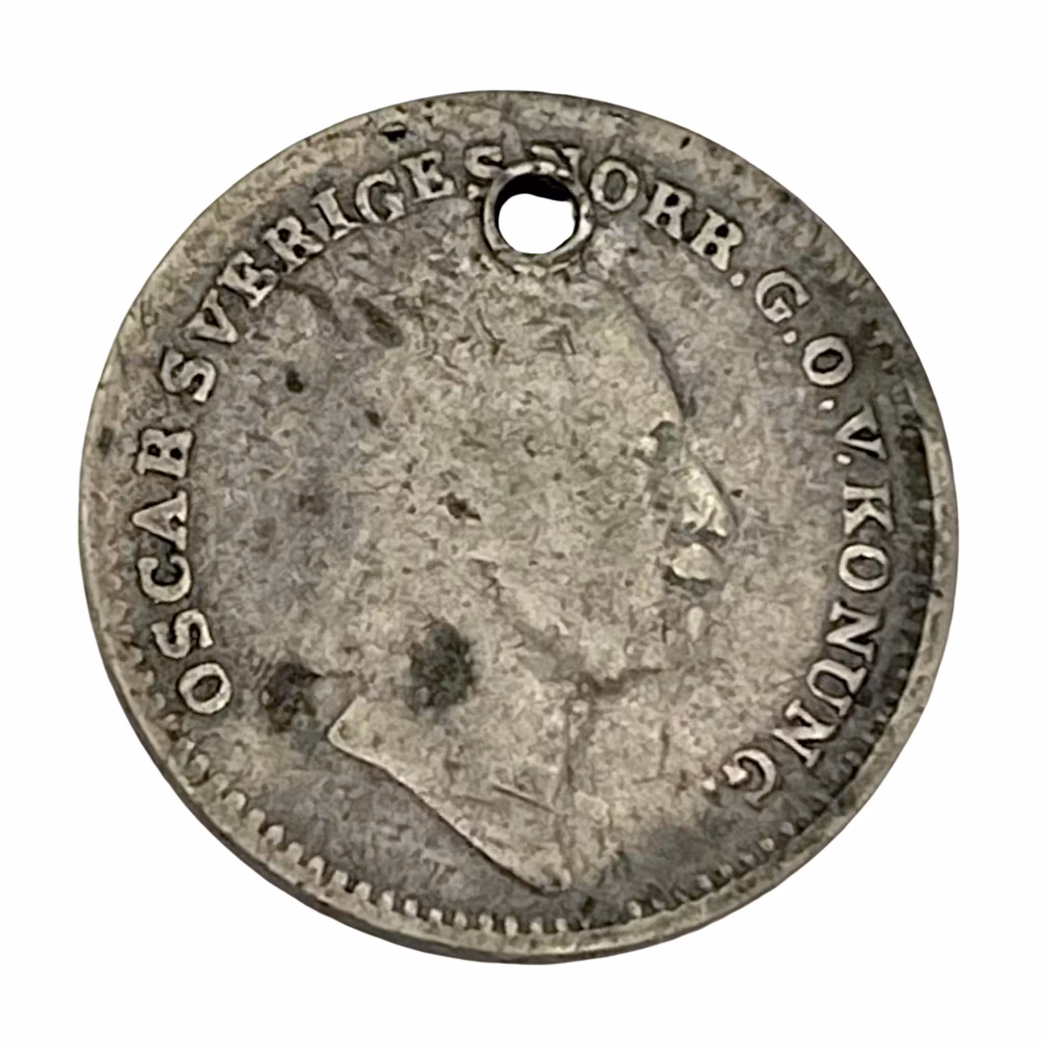 Oskar I - 1/16 Riksdaler Espèce 1850