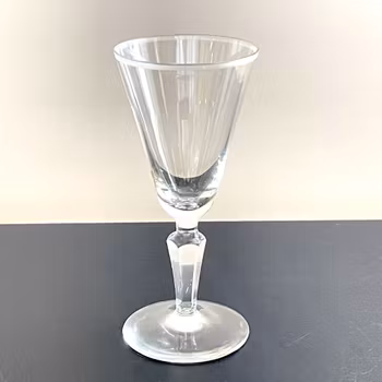 6 st Snapsglas Glas Shotglas, sexsidigt ben