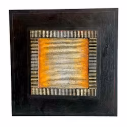 Oidentifierad konstnär, Olja på duk, 3D färgad Kartong Relief