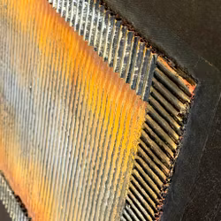 Oidentifierad konstnär, Olja på duk, 3D färgad Kartong Relief