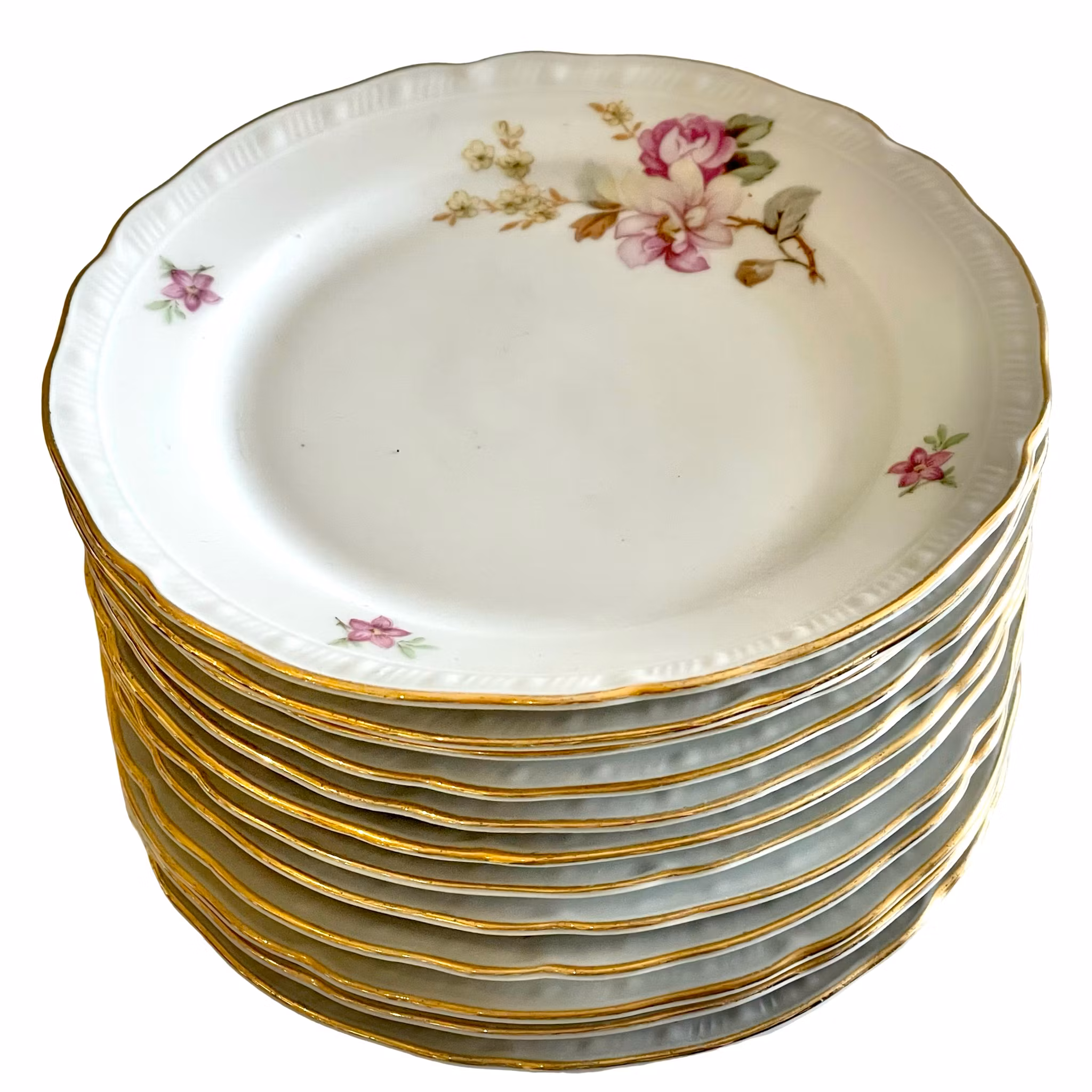 12 talerzy, porcelana MSB, Czechosłowacja