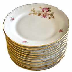 12 piatti, porcellana MSB, Cecoslovacchia