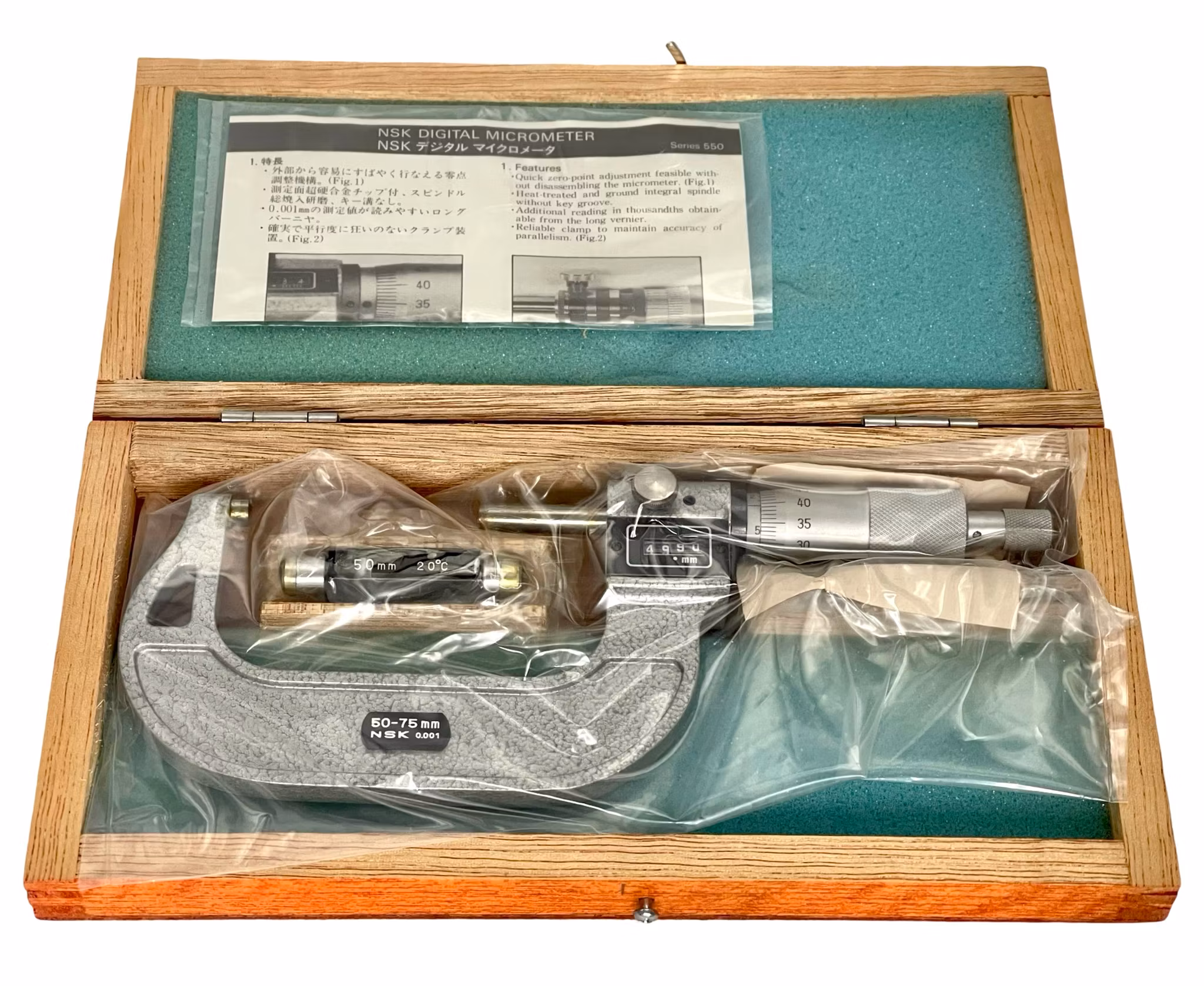 NSK Digital Micrometer 550-503 YUAN03-M, Japan