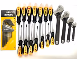 Ironside - skiftnyckel set, skruvmejsel set, insexnyckel set, Oanvänt