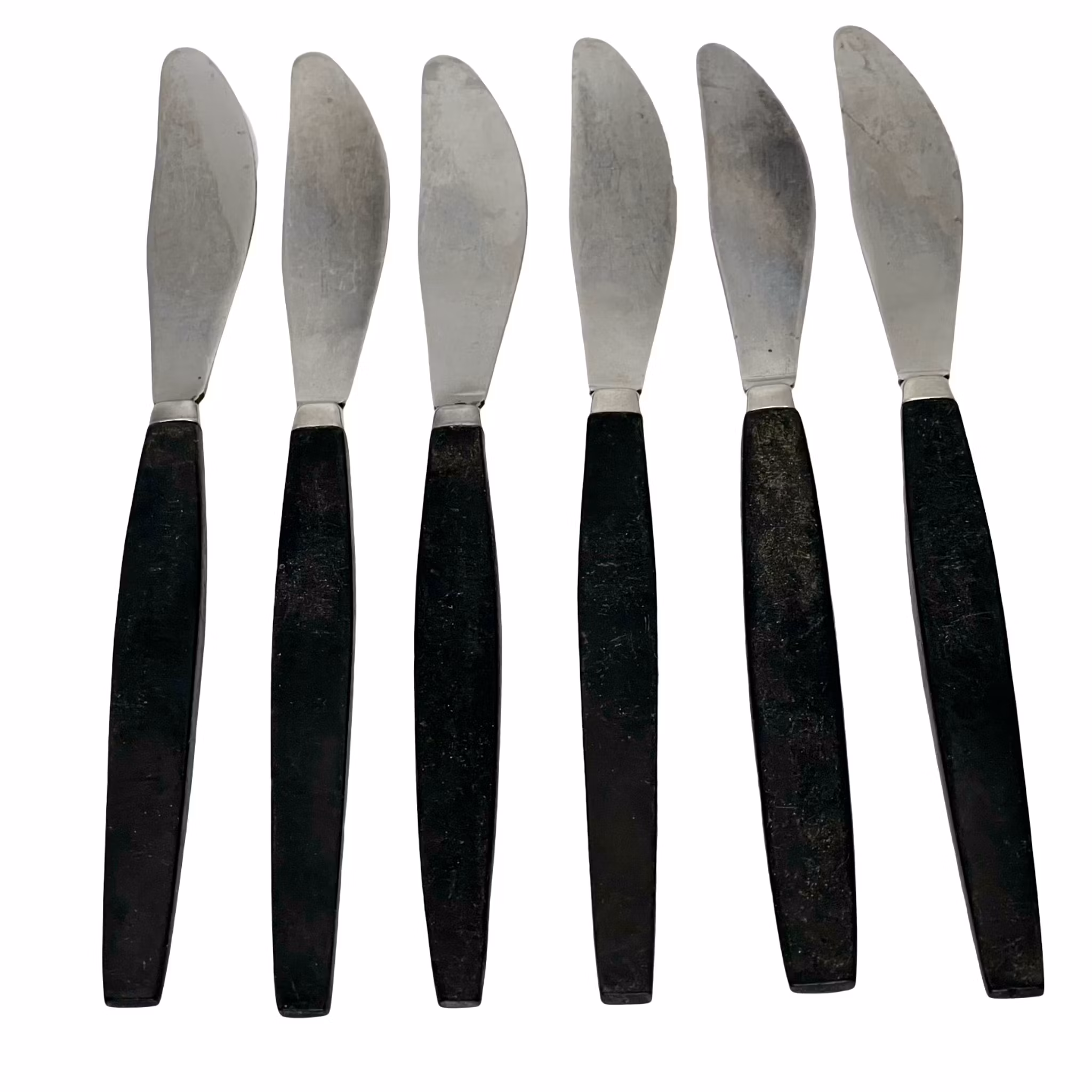 Bestick i rostfritt stål och bakelit, 25-delar