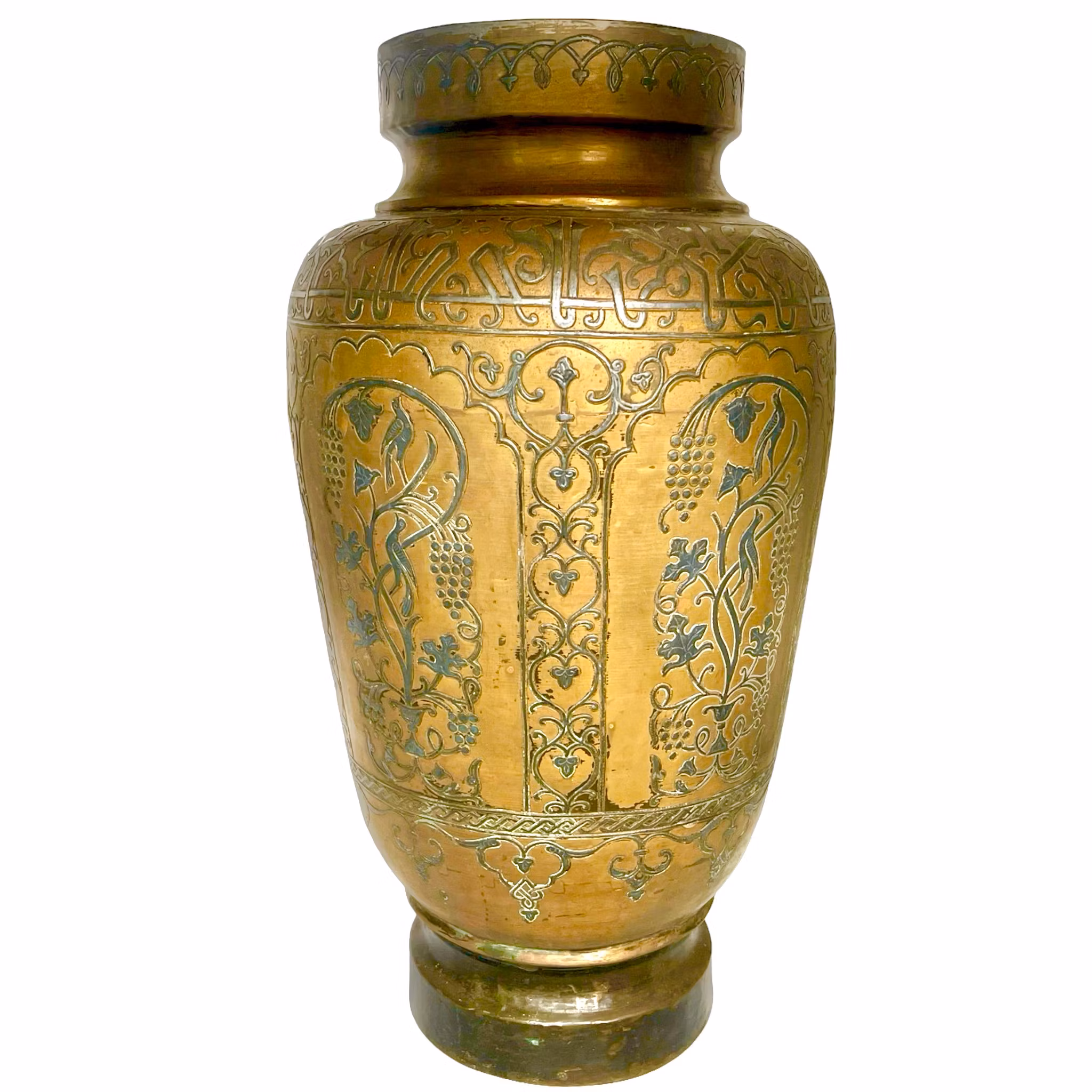 Wazon - Damaszek Dzieło z miedzi i srebra, Damaszek, XVIII wiek