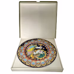 Björn Wiinblad, Porcelanowy talerz bożonarodzeniowy 1976, Rosenthal