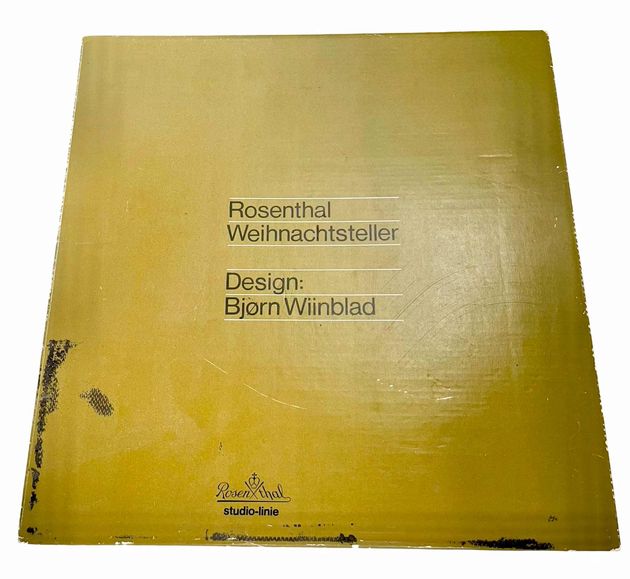 Björn Wiinblad, Porcelanowy talerz bożonarodzeniowy 1976, Rosenthal