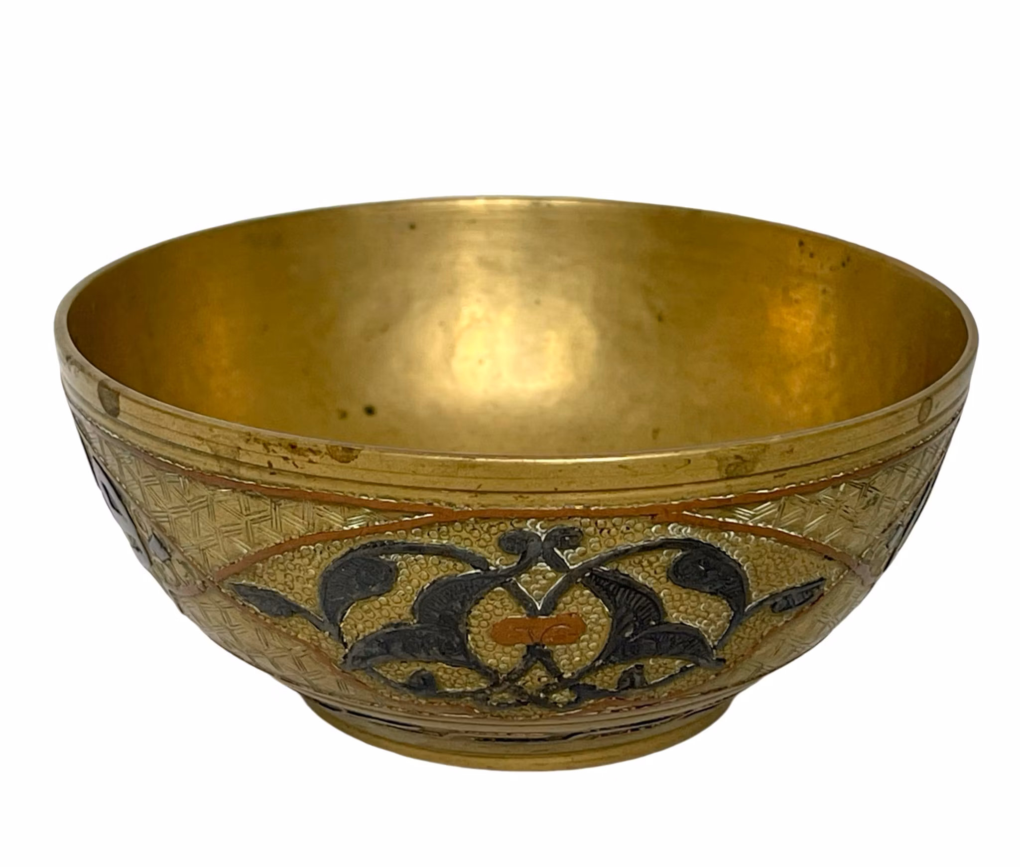Bol oriental antique en laiton