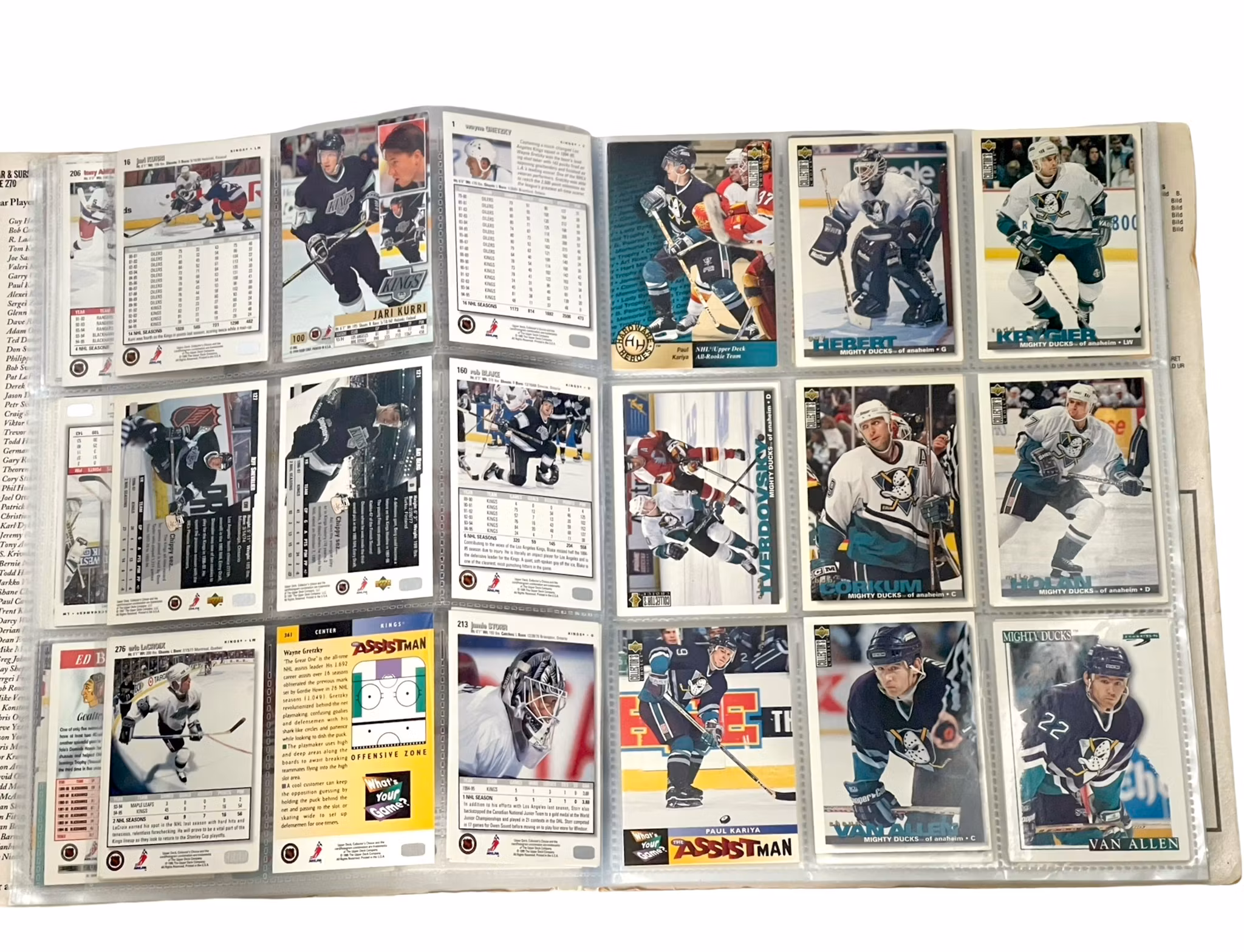 Parkhurst, NHL Hockeyalbum med ca 178 Samlarkort