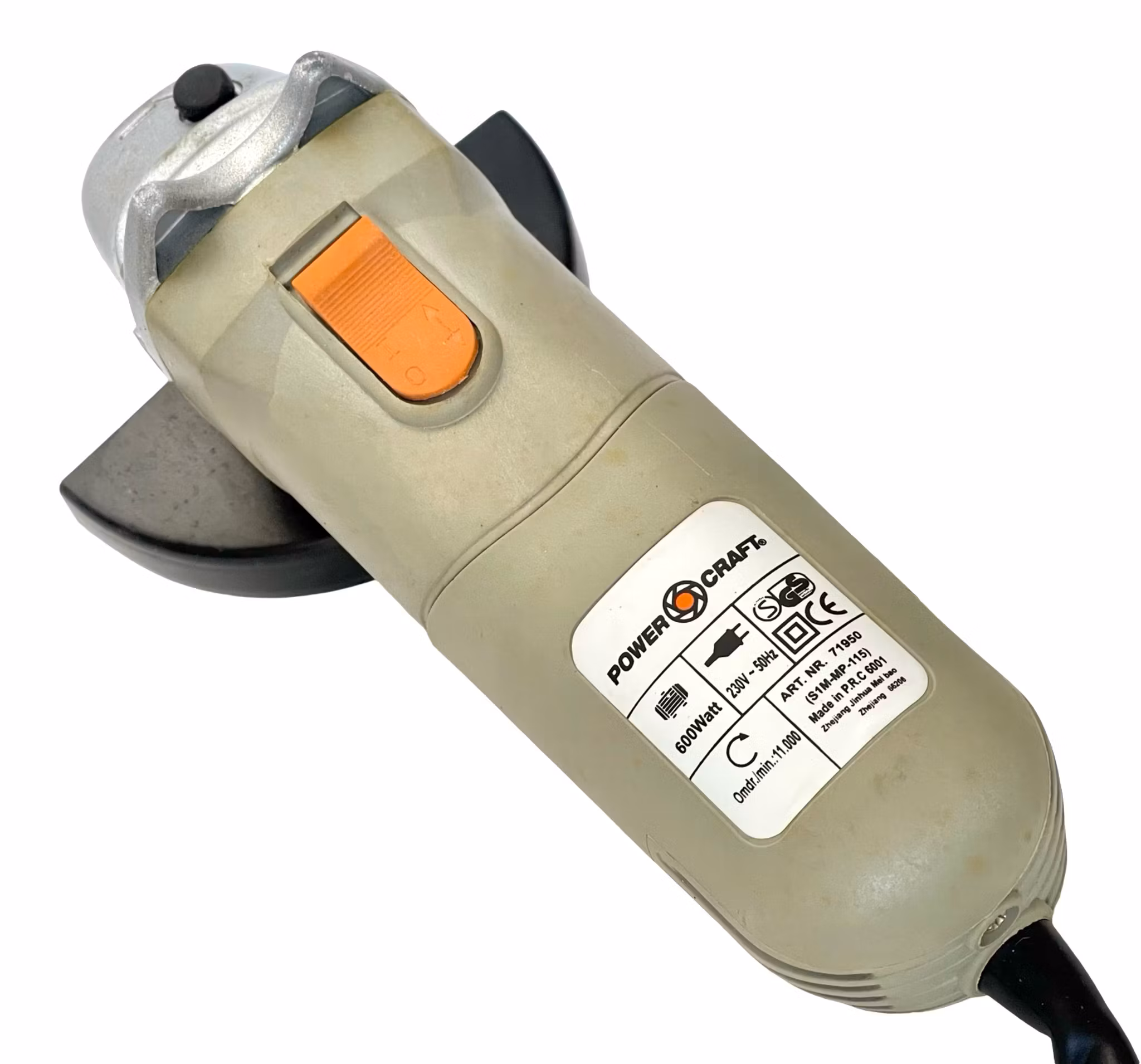 Amoladora angular Power Craft 600 Watt