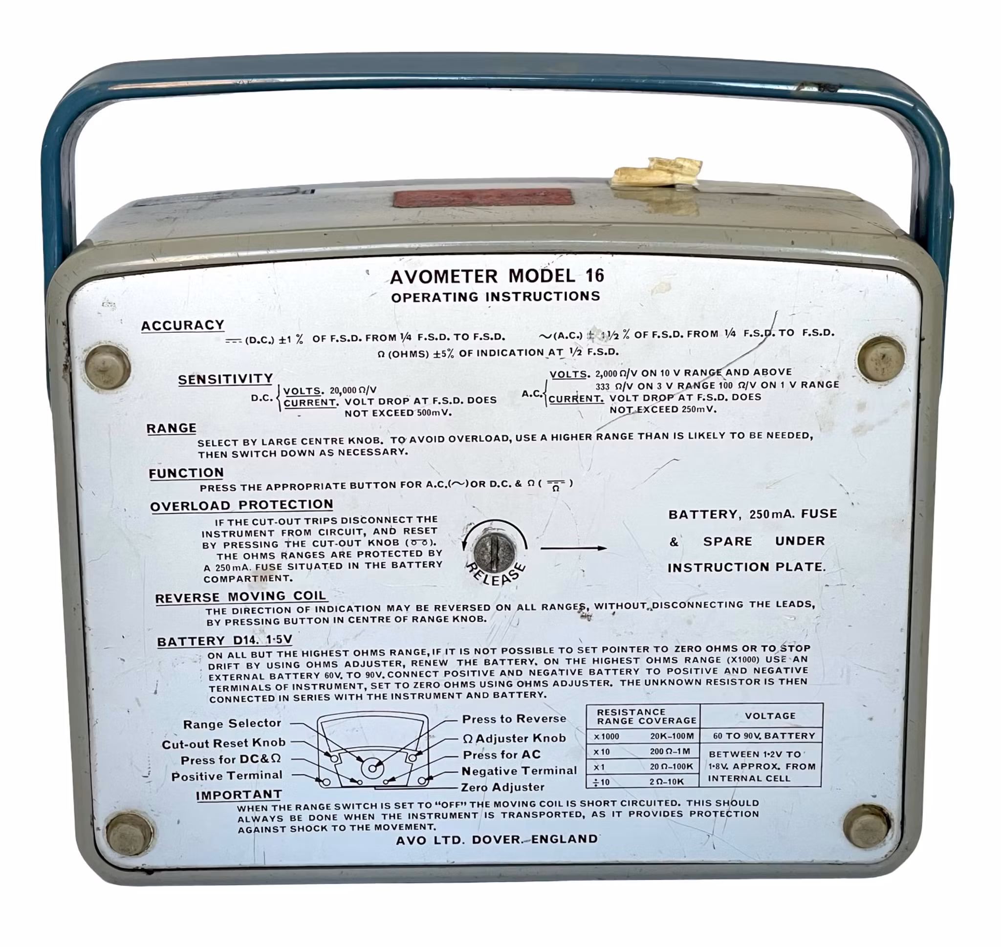 Vintage Avometer Messgerät