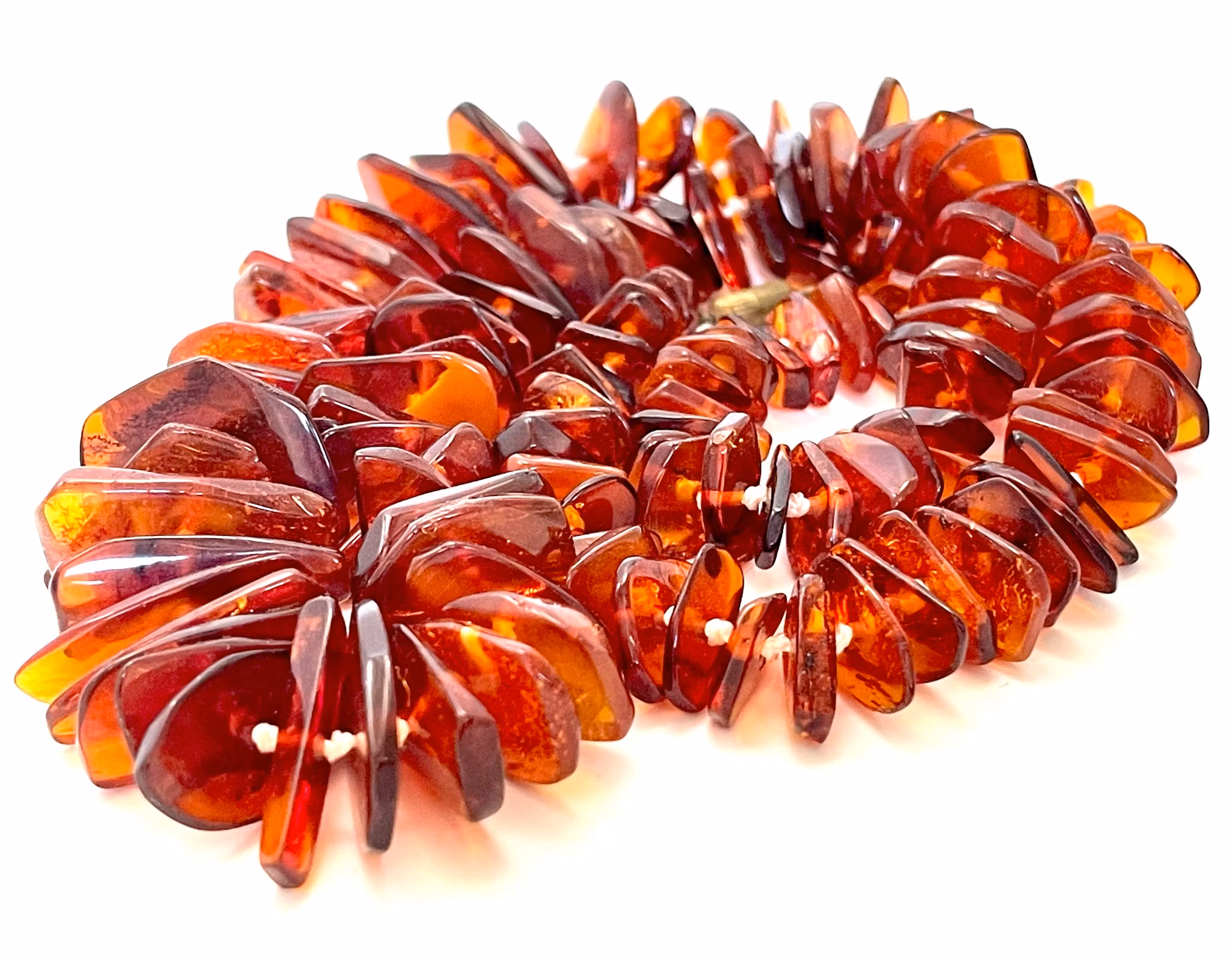 Naturlig baltisk bärnsten halsband