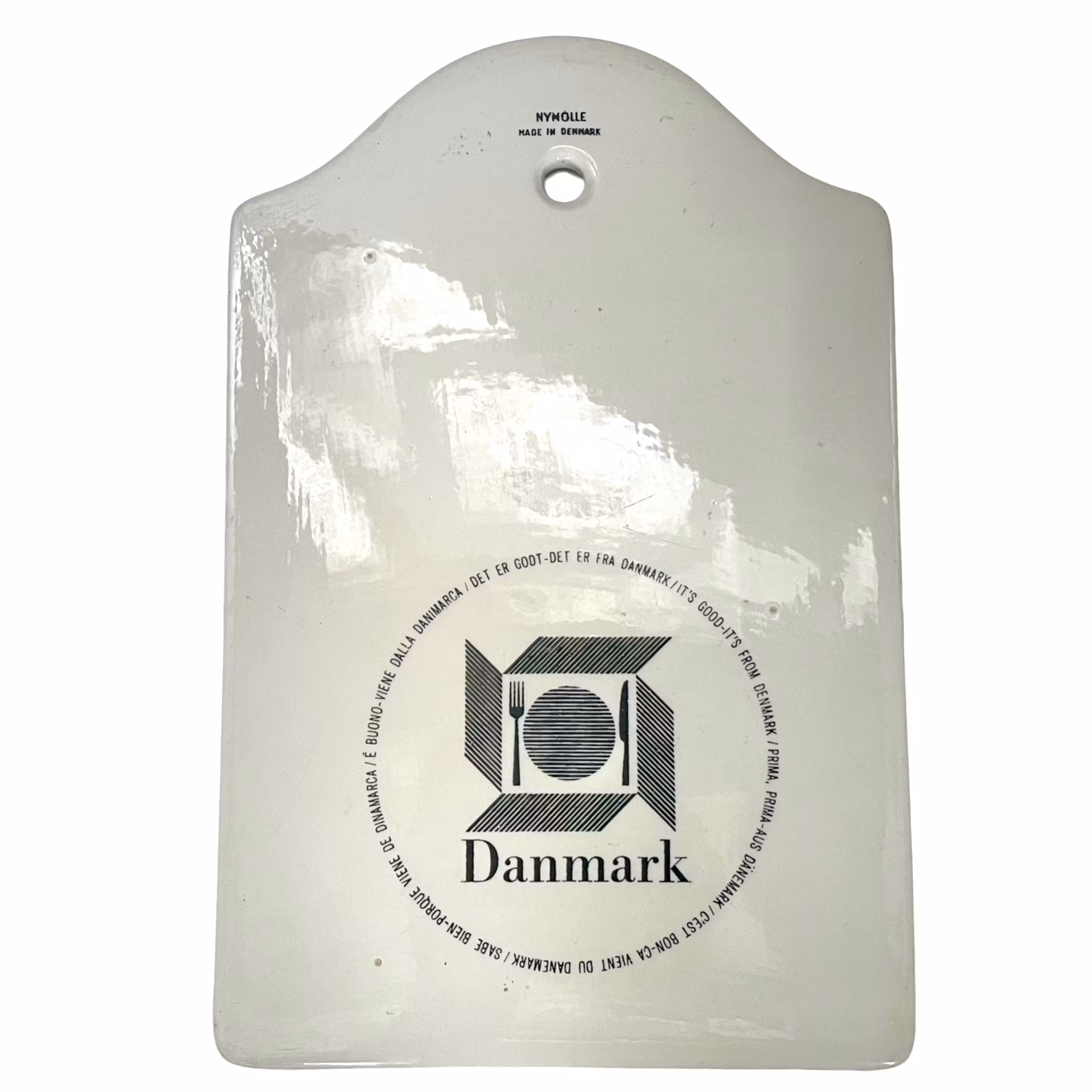 Skærebræt, Nymölle Bruk, porcelæn, Danmark