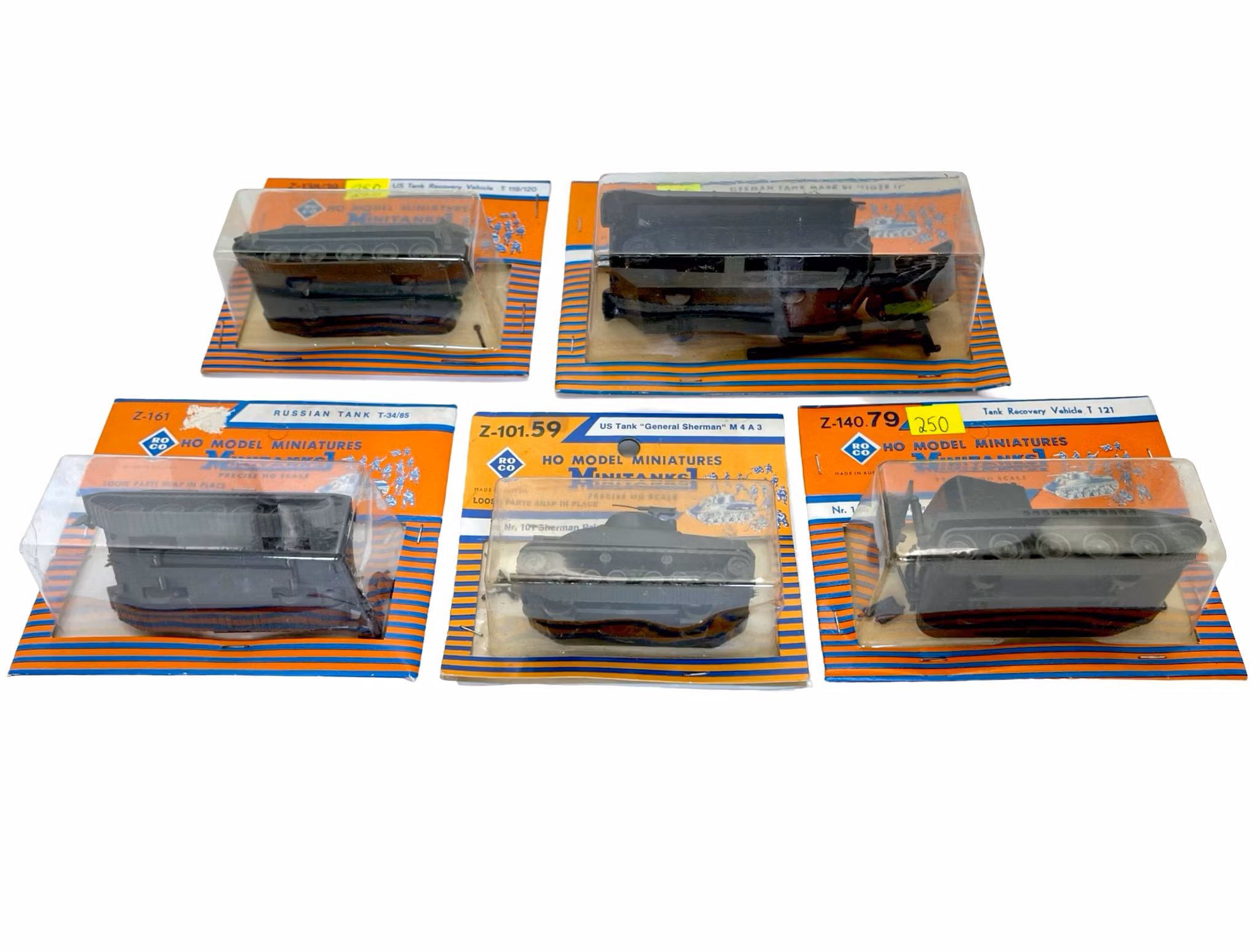 Roco Minitanks Z-133, 138, 161, 101, 140