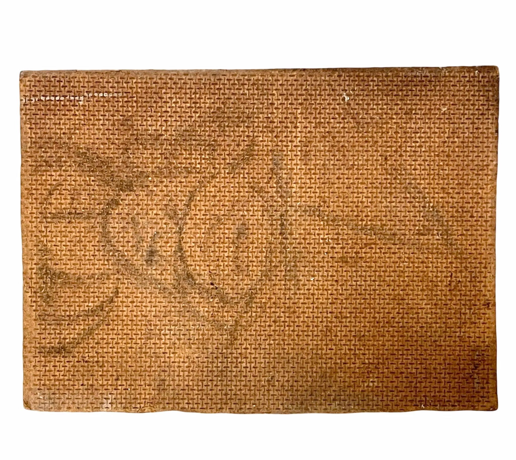 Artiste non identifié, Huile sur Pannå, Signée AP 66