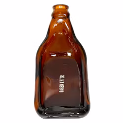 Konstglasflaska Skål/Askfat, Skulpterat glas