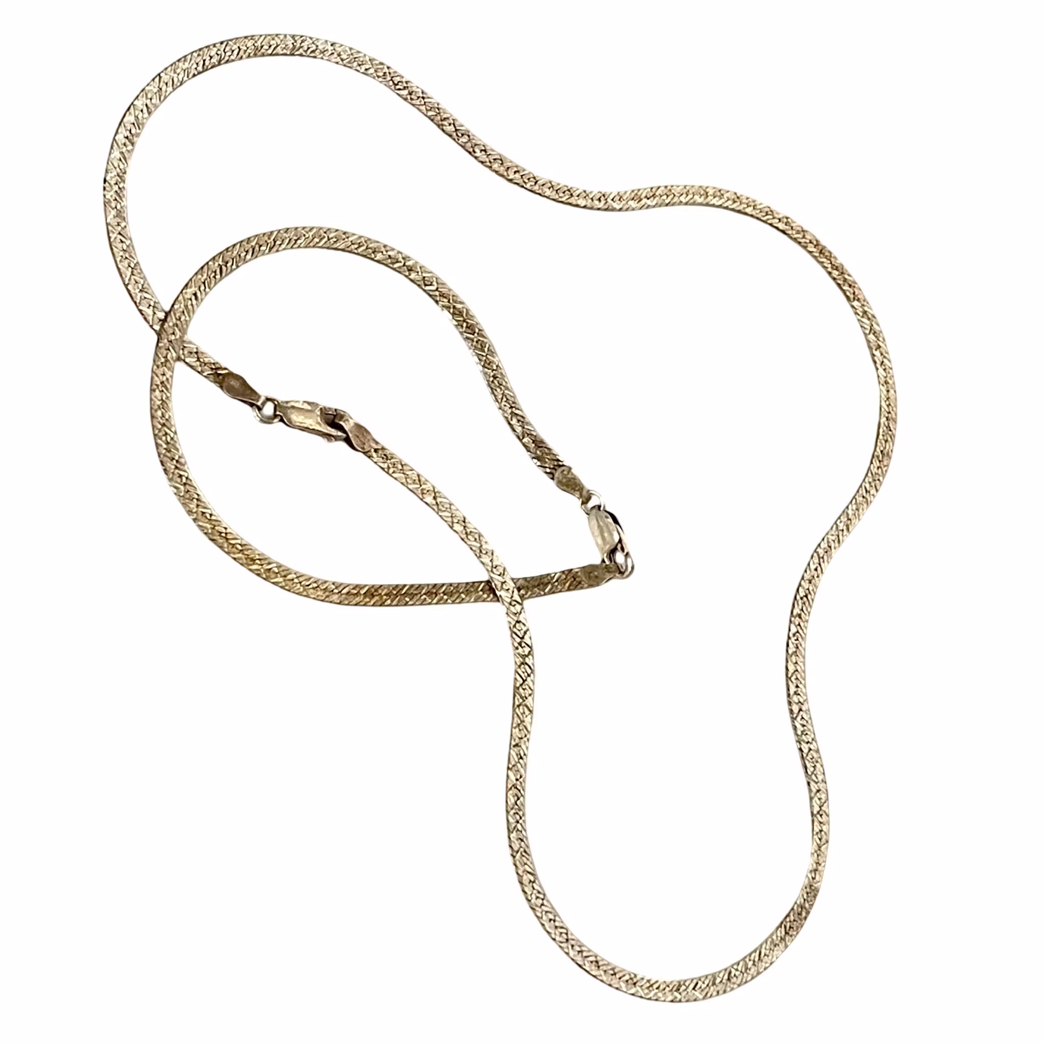 Sterling Zilver 925 Armband armschakel met ketting