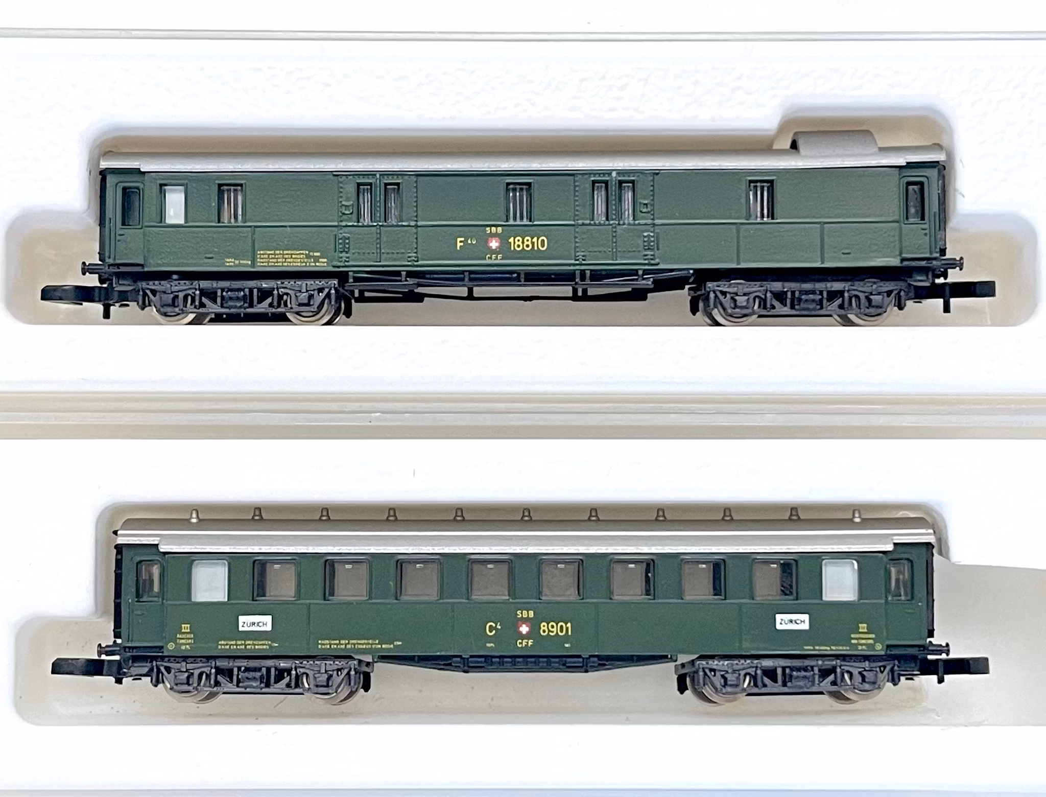 Märklin Z Mini-Club 8748, 8749 Modell tågvagnar