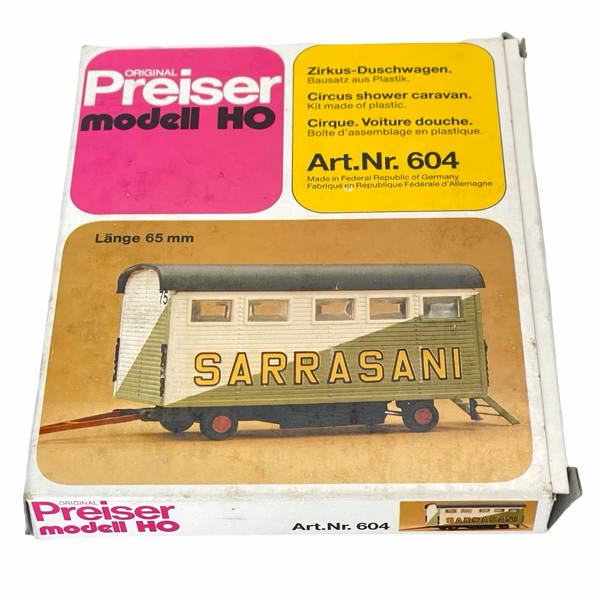 6 pezzi, modello Preiser HO 602, 603, 604, 605, 1148