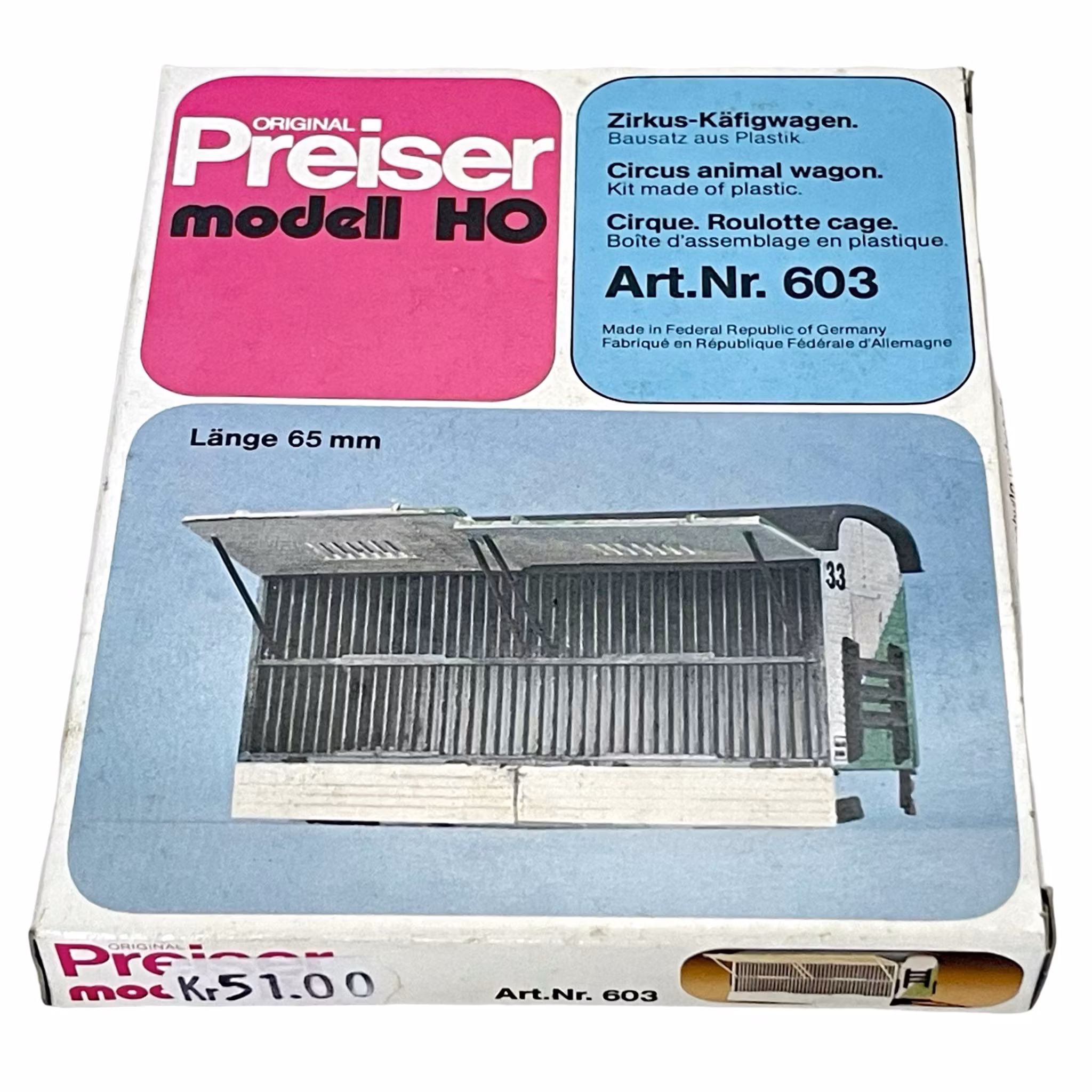 6 pezzi, modello Preiser HO 602, 603, 604, 605, 1148