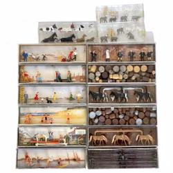 15 szt., miniaturowe figurki Merten HO