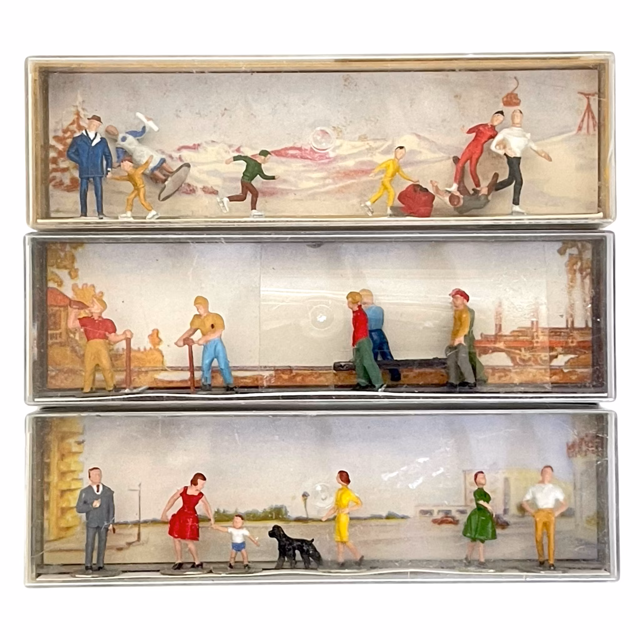 15 szt., miniaturowe figurki Merten HO